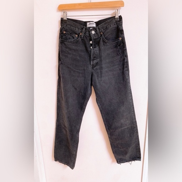 AGOLDE 90's Crop Pant Jean  in Recourse - Picture 3 of 9
